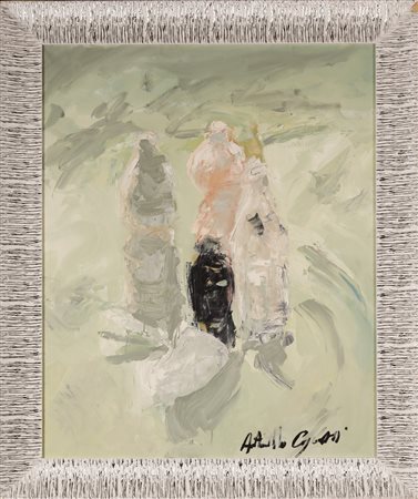 CAPOZZI ANTONELLO (n. 1972) Senza titolo. Olio su tela . Cm 80,00 x 100,00....