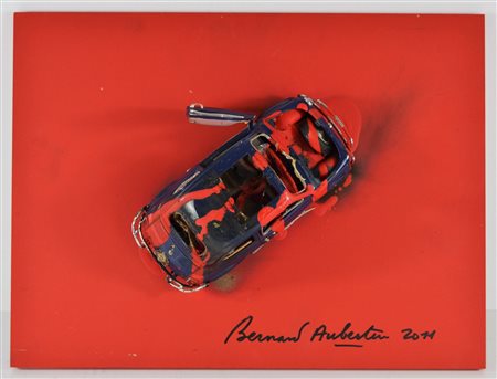 AUBERTIN BERNARD (1934 - 2015) Senza titolo. 2011. Macchina bruciata su...