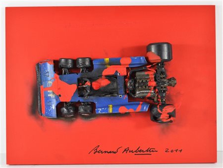 AUBERTIN BERNARD (1934 - 2015) Senza titolo. 2011. Macchina bruciata su...