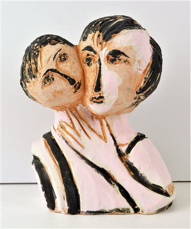 BRINDISI REMO (1918 - 1996) Senza titolo. . scultura in terracotta. Cm 24,00...