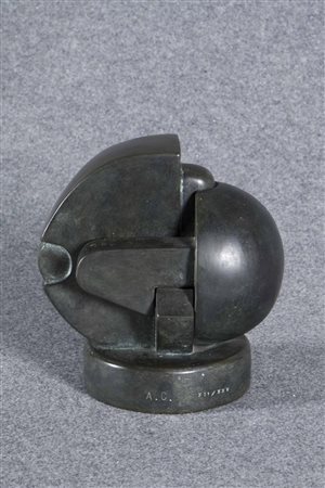 CASCELLA ANDREA (1920 - 1990) Senza titolo. Bronzo. Cm 18,00 x 18,00 x 12,00....