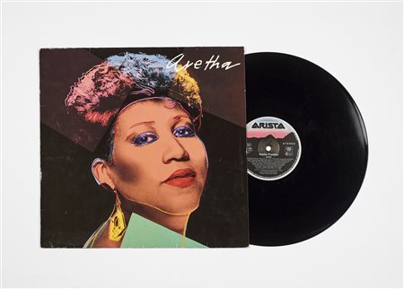 WARHOL ANDY (1928 - 1987) Aretha. . 1986. Vinile. Cm 32,00 x 32,00....