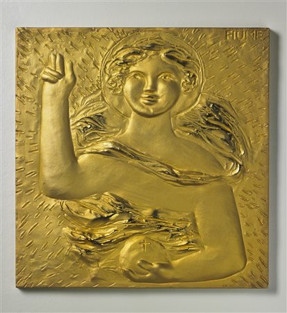 FIUME SALVATORE (1915 - 1997) Senza titolo. Bassorilievo in bronzo. Cm 30,00...