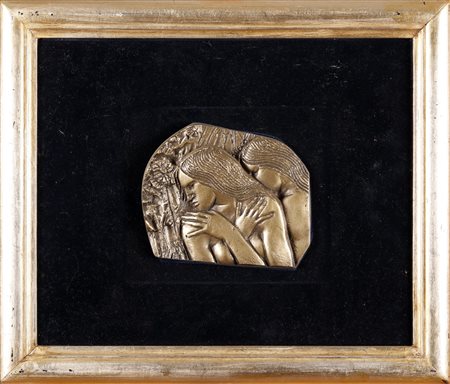 GRECO EMILIO (1913 - 1995) Senza titolo. Bassorilievo in bronzo. Cm 17,00 x...