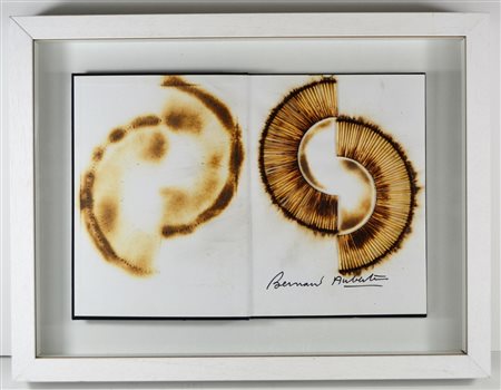 AUBERTIN BERNARD (1934 - 2015) Senza titolo. 2010. Fiammiferi bruciati su...