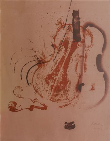 Fernandez Arman 1928 - 2005 Senza titolo Serigrafia a colori H64 x L49.5 cm...