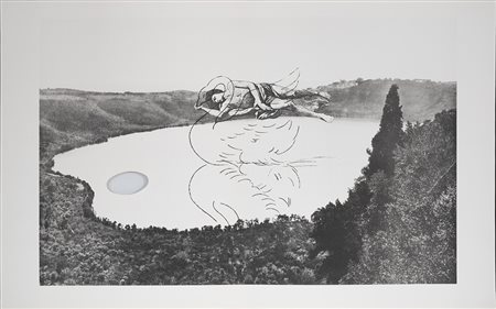 Giulio Paolini 1940 Exil du cygne, 2000 Testo e fototipia H50 x L40 cm (19.69...