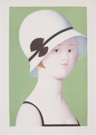 Antonio Bueno 1918 - 1984 Senza titolo Litografia H70 x L50 cm (27.56 x 19.69...