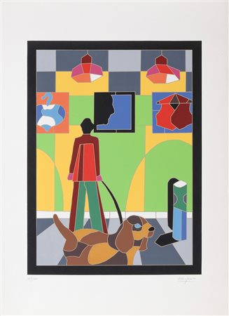 Ugo Nespolo 1941 Senza titolo Serigrafia H70 x L50 cm (27.56 x 19.69 in. )...