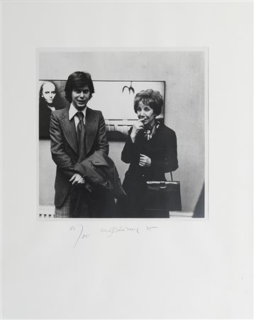 Urs Luthi 1947 Un'isola nell'aria, 1975 Fotografia in bianco e nero, gelatina...