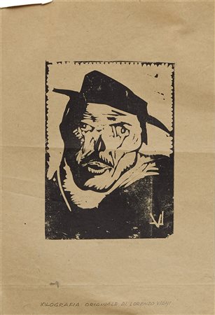 Alberto Viani 1906 - 1989 Senza titolo Xilografia H24 x L17 cm (9.45 x 6.69...
