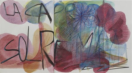 Marco Cingolani 1961 Senza titolo, 2011 Tecnica mista su carta H20 x L36.5 cm...