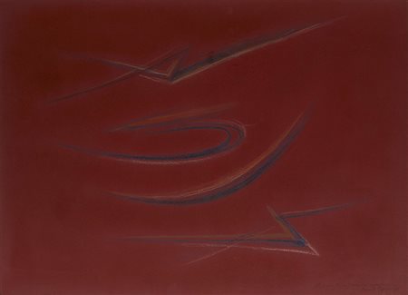 Carmelo Cappello 1912 - 1996 Senza titolo, 1985 Pastello su carta H48 x L66...