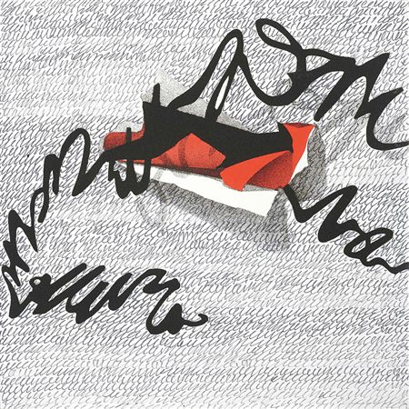 Agostino Ferrari 1938 Interno - esterno Tecnica mista su tela H60 x L60 cm...