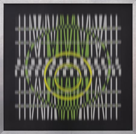 Guido Baldessari 1938 - 2016 Composizione vibrante, 1975 Tecnica mista su...