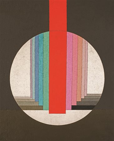 Eugenio Carmi 1920 - 2016 Cerchio/ finestra, 1984 Acrilico su tela H150 x...