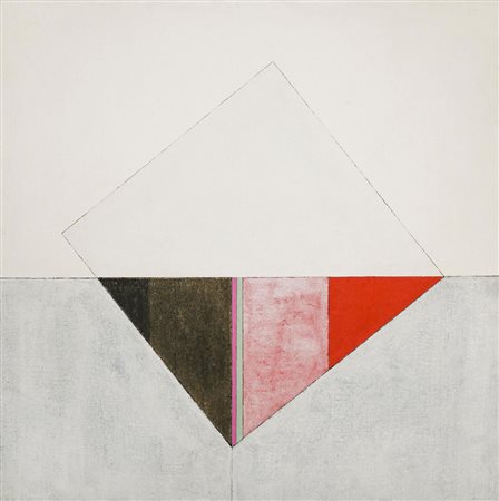 Eugenio Carmi 1920 - 2016 Quadrato segreto, 1988 Acrilico su tela H129 x L129...