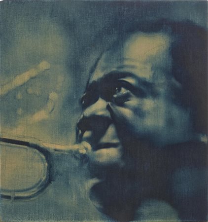 Federico Guida 1969 Armstrong (Blus), 1996 Olio su tela riportato su tavola...