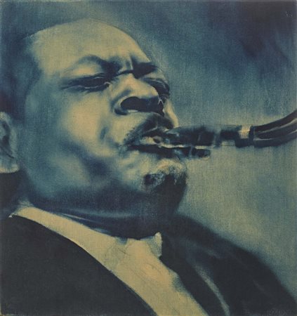 Federico Guida 1969 Hawikins (Blus), 1996 Olio su tela riportato su tavola...