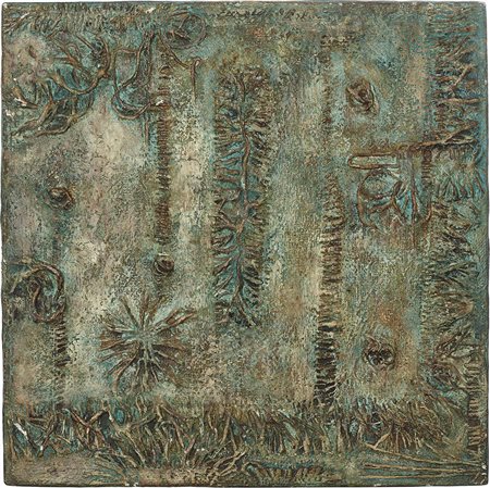 Federico Guida 1969 Senza titolo, 1990 Tecnica mista su tela H50 x L50 cm...