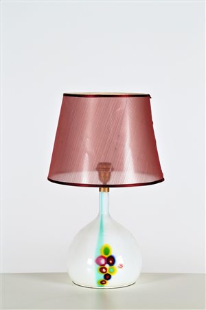 FUGA ANZOLO Lampada da tavolo. Vetro di Murano. Cm 35,00 x 56,00. Lampada da...