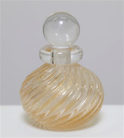 SEGUSO ARCHIMEDE (1909 - 1999) Boccia portaprofumo. Vetro di Murano. Cm 7,00...