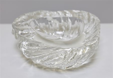 SEGUSO VETRI D'ARTE Ciotola vetro ghiaccio. Vetro di Murano. Cm 18,00 x 7,00...