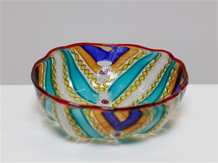 MANIFATTURA MURANO Ciotola. Vetro di Murano. Cm 14,50 x 5,50 x 14,50. Ciotola...