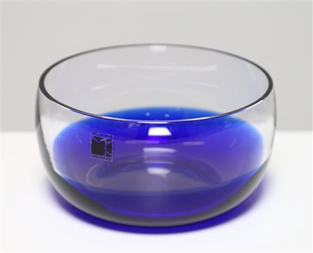 MORETTI CARLO Ciotola. Vetro di Murano. Cm 15,00 x 8,00 x 15,00. Vetro di...