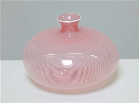 BAROVIER & TOSO Vaso. Vetro di Murano. Cm 19,00 x 13,00 x 19,00. Vaso in...