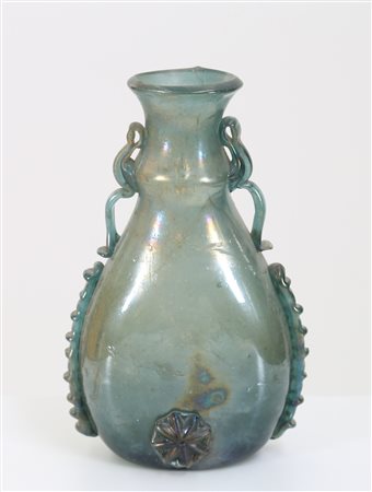 MANIFATTURA MURANO Vaso. Vetro di Murano. Cm 21,50 x 34,50. Vaso in vetro...