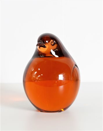 PINZONI MARIO (1927 - 1993) Pinguino. Vetro di Murano. Cm 13,00 x 17,00....