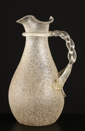 MANIFATTURA AUSTRIACA Brocca. Vetro. Cm 16,00 x 28,00 x 14,00. Brocca in...