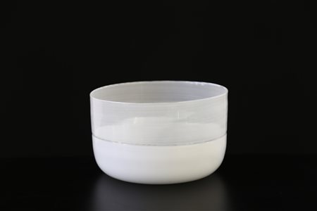 WIRKKALA TAPIO (1915 - 1985) Vaso. Vetro di Murano. Cm 21,00 x 12,50 x 21,00....