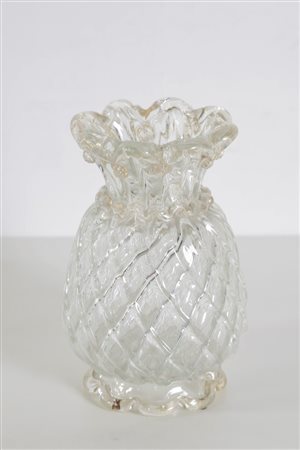 SEGUSO VETRI D'ARTE Vaso. Vetro di Murano. Cm 18,00 x 26,50. Vaso in vetro...