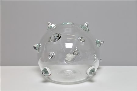 GASPARI LUCIANO Vaso. Vetro di Murano. Cm 20,00 x 18,00 x 20,00. Vetro...