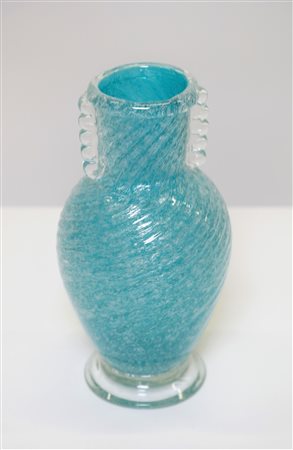 VETRERIE SEGUSO Vaso. Vetro di Murano. Cm 14,00 x 27,00 x 14,00. Vaso in...