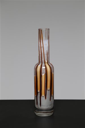 MANIFATTURA MURANO Bottiglia. Vetro di Murano. Cm 8,50 x 38,00. Bottiglia in...