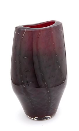 VETRERIA CENEDESE Vaso. Vetro di Murano. Cm 16,00 x 25,50 x 8,50. Vetro...