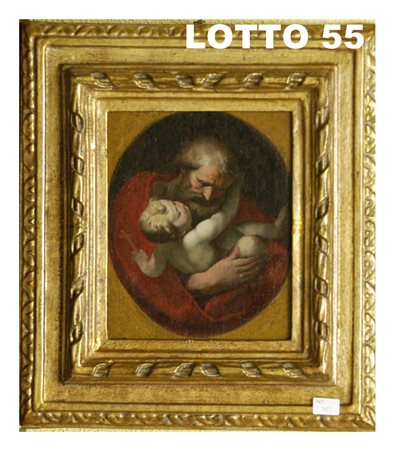 GIULIO CESARE PROCACCINI (1574 - 1625) DIPINTO OLIO SU TELA RAFF. SAN...