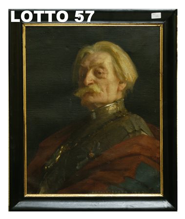 HAROLD SPEED (1872 - 1957) DIPINTO OLIO SU TELA RAFF. AUTORITRATTO...