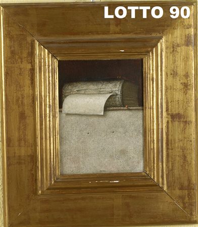 ARMODIO (1938) DIPINTO TEMPERA SU TAVOLA INTITOLATO “BELLA PAGINA” MIS. 15 X...