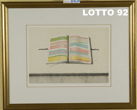 ARMODIO (1938) LITO ACQUERELLATA RAFF. LIBRO SIGLATA 5 / 10 MIS. 36 X 26...