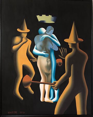 Mark Kostabi, Klisn, 1990
