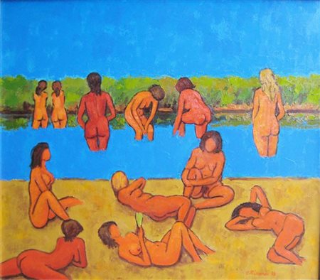 Carlo Riccardi, Bagnanti, 1996