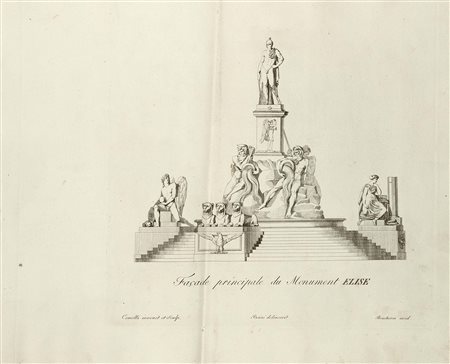 COMOLLI, Giovan Battista (1775-1831) - Projet d'une fontaine publique. Parma: G