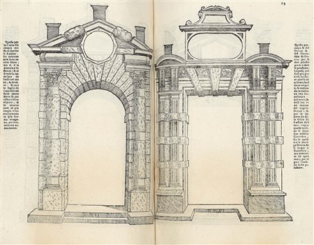 SERLIO, Sebastiano (1475-1554) - Tutte l'opere d'architettura. Venezia: Frances