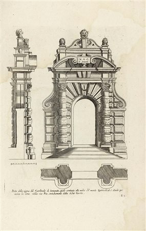 VIGNOLA, Giacomo Barozzi da (1507-73) - Li cinque ordini di architettura del Ec
