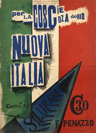 [FUTURISMO] - CARRA' Carlo (1881-1966) PENAZZO Francesco (1881-1966) - Per la c