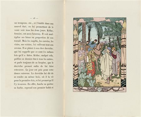 GAUTIER, Theophile (1811-1872). Omphale. Histoire rococo. Parigi: A. Ferroud, 1